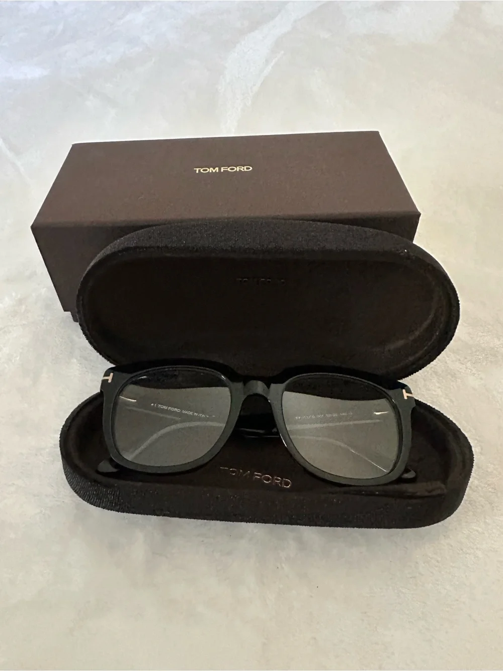 Tom Ford Black Square Sunglasses